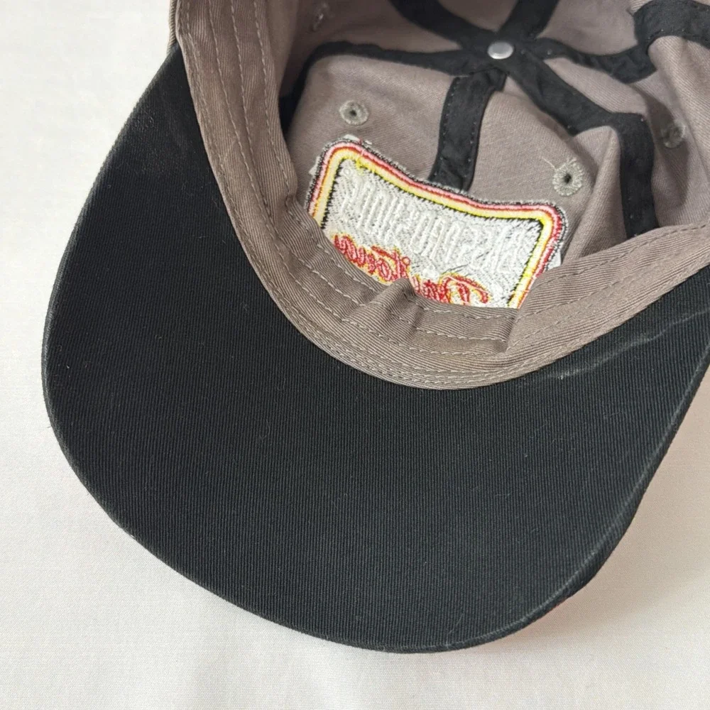 BASS PRO SHOPS Daytona Beach, gray Flame Embroidered, Strapback‎ (A1)